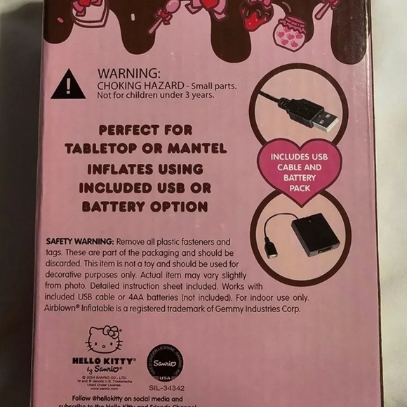 Hello Kitty Valentines Inflatable - Picture 2 of 2